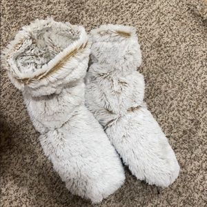 Lavender infused heating slipper boots